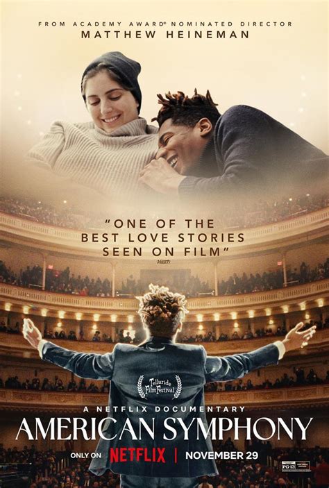 Nov 30, 2023 · "American Symphony" takes us all along for the couple's rocky ride. We see Batiste, who rose to national fame as the band leader for Stephen Colbert’s talk show for seven years, tackle an ... 